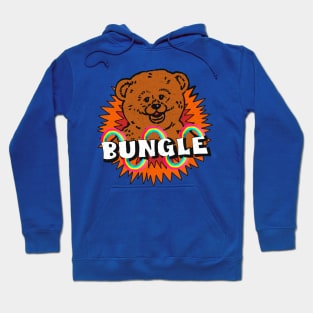 Retro _80s TV Rainbow Bear Bungle Hoodie